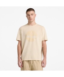 ガーメント ダイ ロゴ グラフィック 半袖 Tシャツ メンズ
