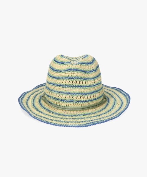 OVERRIDE（オーバーライド）の「OVERRIDE  PAPER BO CROCHET HAT / オーバーライド（ハット・レディース・ブラウン/ライトグリーン・58cm）」の15枚目の写真