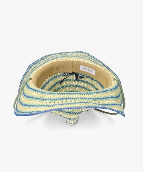 OVERRIDE（オーバーライド）の「OVERRIDE  PAPER BO CROCHET HAT / オーバーライド（ハット・レディース・ブラウン/ライトグリーン・58cm）」の21枚目の写真