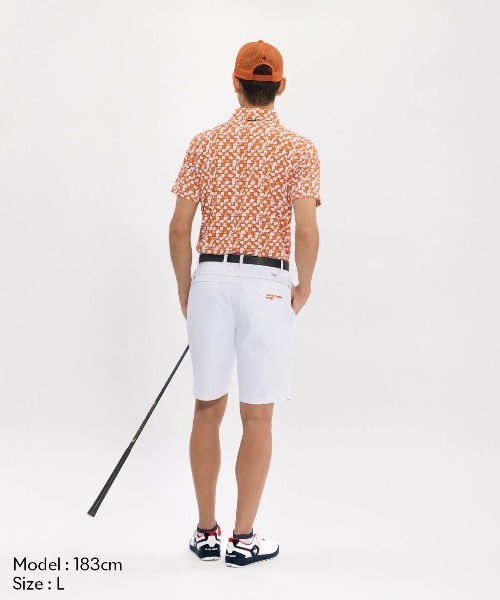 le coq sportif GOLF（ルコックスポルティフゴルフ）の「防汚サンスクリーンショートパンツ（その他パンツ・メンズ・ホワイト/ブルー/ネイビー/グレー・XL/L/M/3L）」の7枚目の写真