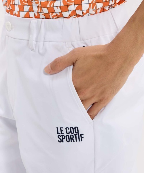 le coq sportif GOLF（ルコックスポルティフゴルフ）の「防汚サンスクリーンショートパンツ（その他パンツ・メンズ・ホワイト/ブルー/ネイビー/グレー・XL/L/M/3L）」の8枚目の写真