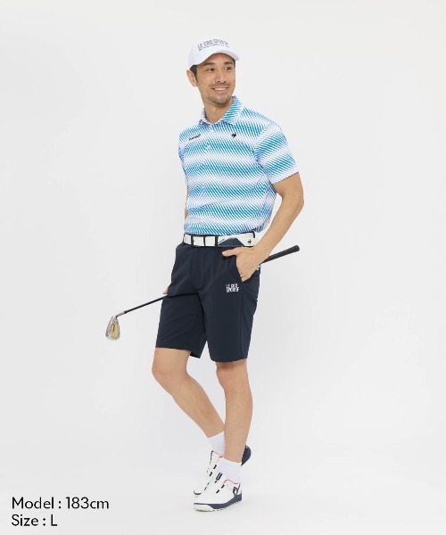 le coq sportif GOLF（ルコックスポルティフゴルフ）の「防汚サンスクリーンショートパンツ（その他パンツ・メンズ・ホワイト/ブルー/ネイビー/グレー・XL/L/M/3L）」の17枚目の写真