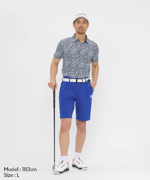 le coq sportif GOLF（ルコックスポルティフゴルフ）の「防汚サンスクリーンショートパンツ（その他パンツ・メンズ・ホワイト/ブルー/ネイビー/グレー・XL/L/M/3L）」の22枚目の写真