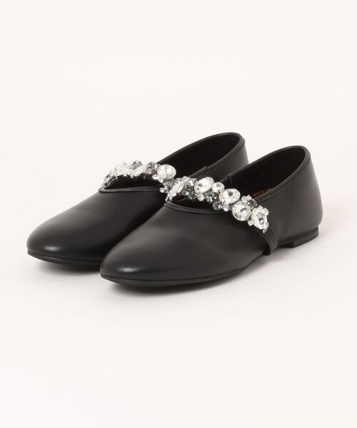 ジェフリーキャンベル  フラットシューズ 黒 未使用 Jeffrey Campbell（ジェフリーキャンベル） バレエシューズ パンプス