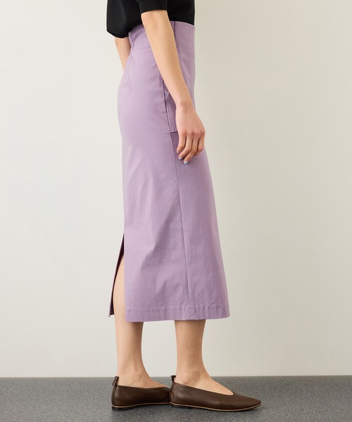 ROPE'（ロペ）の「[美人スカート]ハイストレッチポケット付きタイトスカート（スカート・レディース・サックスブルー/ダークブラウン/ラベンダー/ネイビー・36/38）」の6枚目の写真