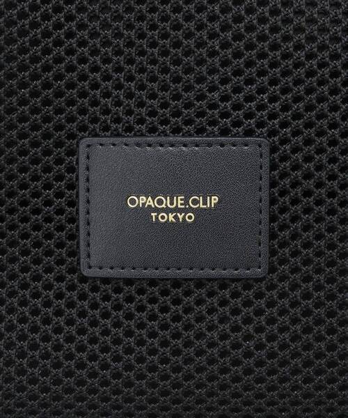 OPAQUE.CLIP(オペークドットクリップ)の「メッシュスクエアトートバッグ【2WAY/A4サイズ対応】(トートバッグ・レディース・アイボリー/ブラック・00)」の17枚目の写真