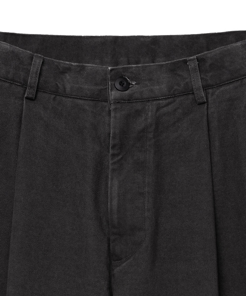INTEMPOMOOD(インテンポムード)の「ガーメントダイワンタックパンツ_チャコール(その他パンツ・レディース・チャコール・LARGE/X-LARGE/MEDIUM)」の7枚目の写真