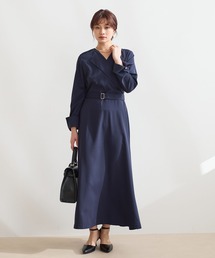 Andemiu｜アンデミュウのワンピース（ブルー・ネイビー/青色系・長袖