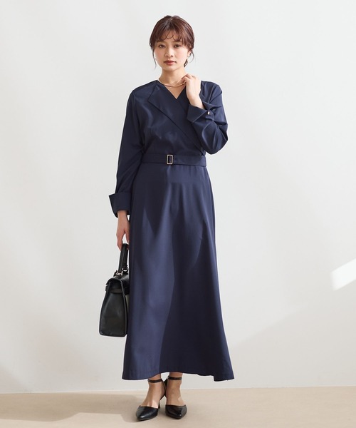 Andemiu ワンピース セール】カシュクール風ワンピース656562（ワンピース）｜Andemiu