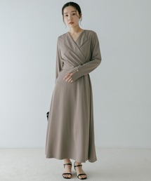 カシュクール風ワンピース656562