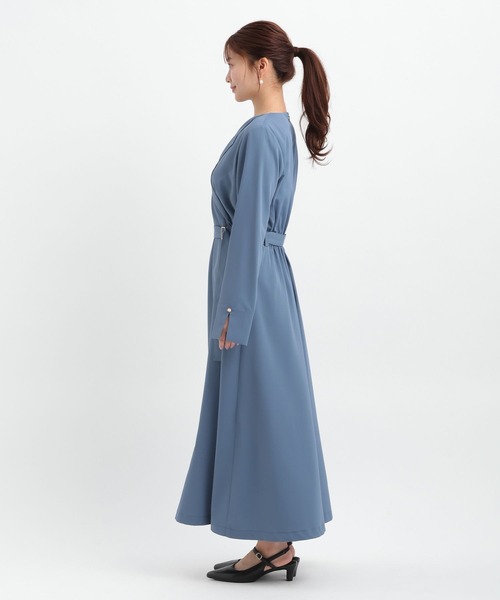Andemiu(アンデミュウ)の「カシュクール風ワンピース656562(ワンピース・レディース・モカ/ブルー/ネイビー・FREE)」の13枚目の写真