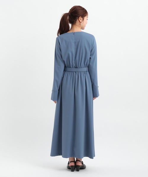 Andemiu(アンデミュウ)の「カシュクール風ワンピース656562(ワンピース・レディース・モカ/ブルー/ネイビー・FREE)」の14枚目の写真