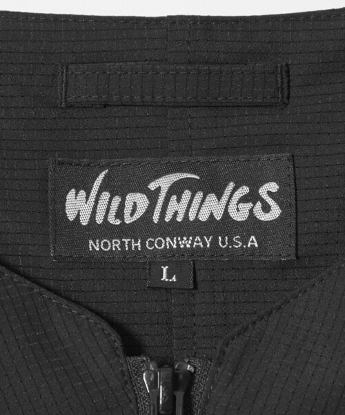 WILD THINGS(ワイルドシングス)の「<WILD THINGS × monkey time>パラシュート ジャケット(ブルゾン・メンズ・ダークグレー/ブラック・L/M/S)」の5枚目の写真