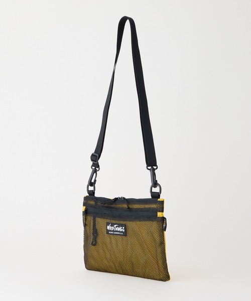 WILD THINGS(ワイルドシングス)の「【WILD THINGS】LIGHT SHOULDER POUCH L 超軽量 リップストップナイロン 2層ポケット 大きめショルダー(ショルダーバッグ・レディース・クリアブラック/カーキ/クリアブラウン・ONE SIZE)」の13枚目の写真