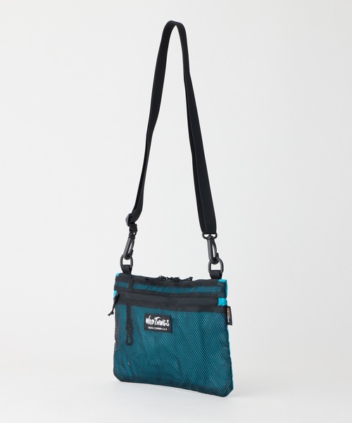 WILD THINGS(ワイルドシングス)の「【WILD THINGS】LIGHT SHOULDER POUCH L 超軽量 リップストップナイロン 2層ポケット 大きめショルダー(ショルダーバッグ・レディース・クリアブラック/カーキ/クリアブラウン・ONE SIZE)」の11枚目の写真