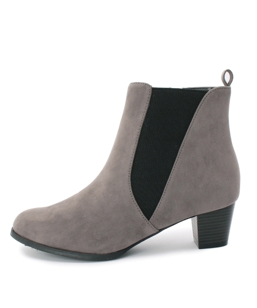 HusHusH（ハッシュアッシュ）の「ヒールアップサイドゴアブーツ（ブーツ・レディース・ブラウン/グレー/ブラック・35/45）」の7枚目の写真