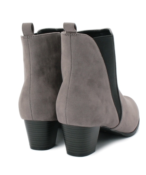 HusHusH（ハッシュアッシュ）の「ヒールアップサイドゴアブーツ（ブーツ・レディース・ブラウン/グレー/ブラック・35/45）」の8枚目の写真