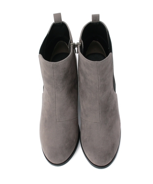 HusHusH（ハッシュアッシュ）の「ヒールアップサイドゴアブーツ（ブーツ・レディース・ブラウン/グレー/ブラック・35/45）」の9枚目の写真