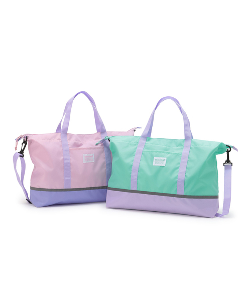 minimal（ミニマル）の「【DailyME/撥水】お道具箱・レッスンバッグ（トートバッグ・キッズ・エメラルド/ピンク・F）」の4枚目の写真