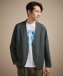 TAKEO KIKUCHI（タケオキクチ）の「【抗菌防臭】バーズアイメッシュノーカラージャケット（ノーカラージャケット）」