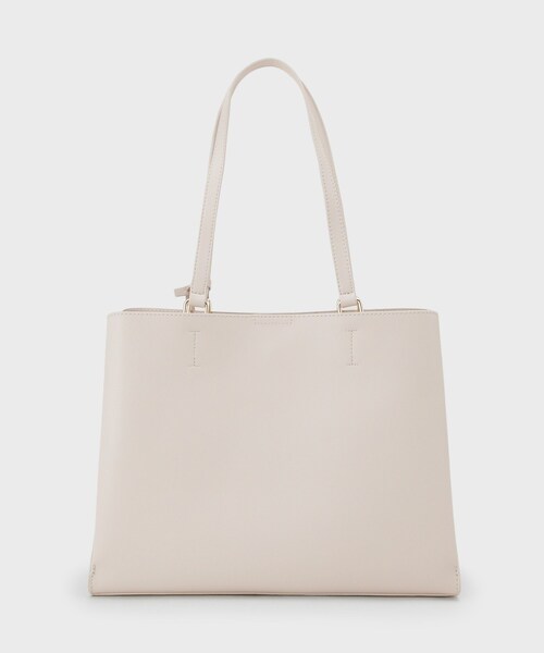 index（インデックス）の「カシメデザインスクエアA4トート（トートバッグ・レディース・ベージュ/ブラック・00）」の13枚目の写真