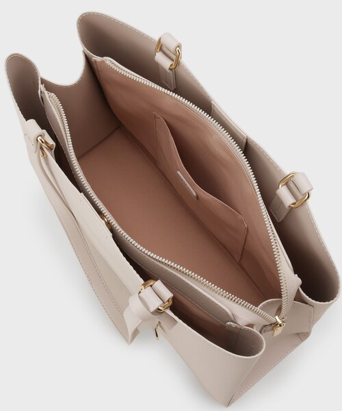 index（インデックス）の「カシメデザインスクエアA4トート（トートバッグ・レディース・ベージュ/ブラック・00）」の16枚目の写真