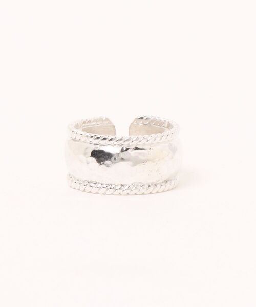【MANANAS】Edge Pattern Ring/エッジ パターン リングsilver925
