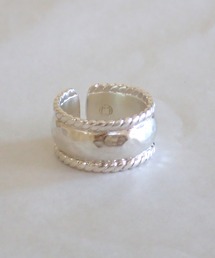 Cassette Chart（カセットチャート）の「【MANANAS】Edge Pattern Ring/エッジ パターン リング  silver925（リング）」