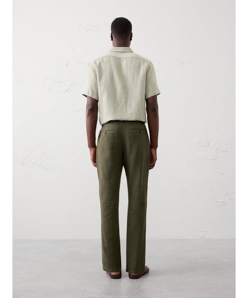 BANANA REPUBLIC FACTORY STORE（バナナリパブリック ファクトリーストア）の「BANANA REPUBLIC FACTORY STORE　　スリムフィット ストレート リネンブレンド トラウザーパンツ（その他パンツ・メンズ・ベージュ/ホワイト/カーキ/グレー・28W 30L/34W 30L/33W 30L/32W 30L/31W 30L/30W 30L/29W 30L）」の8枚目の写真