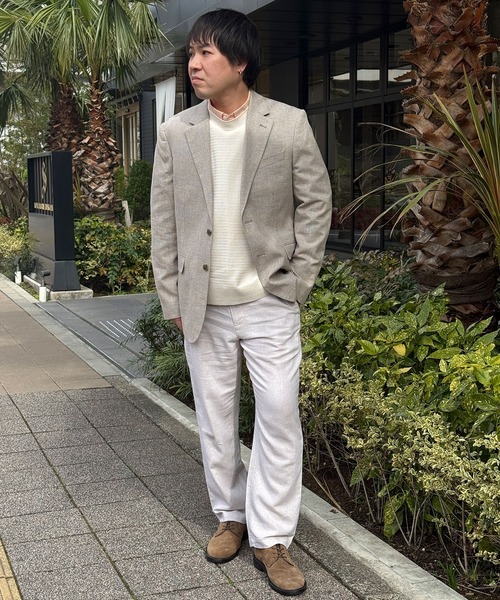 BANANA REPUBLIC FACTORY STORE（バナナリパブリック ファクトリーストア）の「BANANA REPUBLIC FACTORY STORE　　スリムフィット ストレート リネンブレンド トラウザーパンツ（その他パンツ・メンズ・ベージュ/ホワイト/カーキ/グレー・28W 30L/34W 30L/33W 30L/32W 30L/31W 30L/30W 30L/29W 30L）」の15枚目の写真