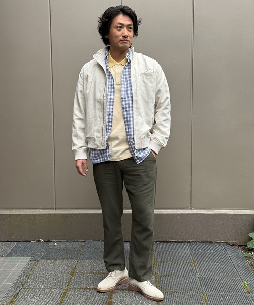 BANANA REPUBLIC FACTORY STORE（バナナリパブリック ファクトリーストア）の「BANANA REPUBLIC FACTORY STORE　　スリムフィット ストレート リネンブレンド トラウザーパンツ（その他パンツ・メンズ・ベージュ/ホワイト/カーキ/グレー・28W 30L/34W 30L/33W 30L/32W 30L/31W 30L/30W 30L/29W 30L）」の14枚目の写真