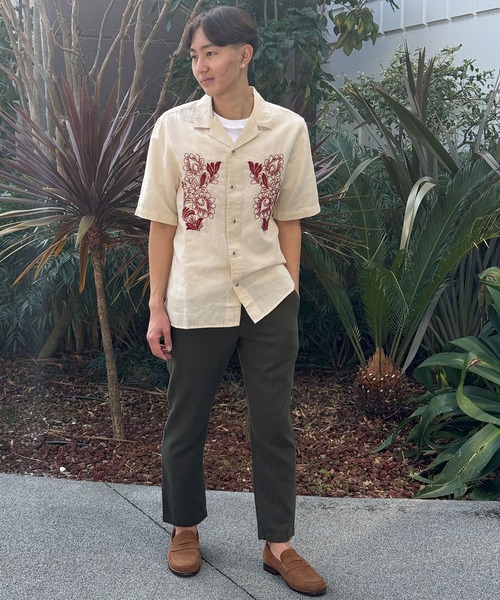 BANANA REPUBLIC FACTORY STORE（バナナリパブリック ファクトリーストア）の「BANANA REPUBLIC FACTORY STORE　　スリムフィット ストレート リネンブレンド トラウザーパンツ（その他パンツ・メンズ・ベージュ/ホワイト/カーキ/グレー・28W 30L/34W 30L/33W 30L/32W 30L/31W 30L/30W 30L/29W 30L）」の16枚目の写真