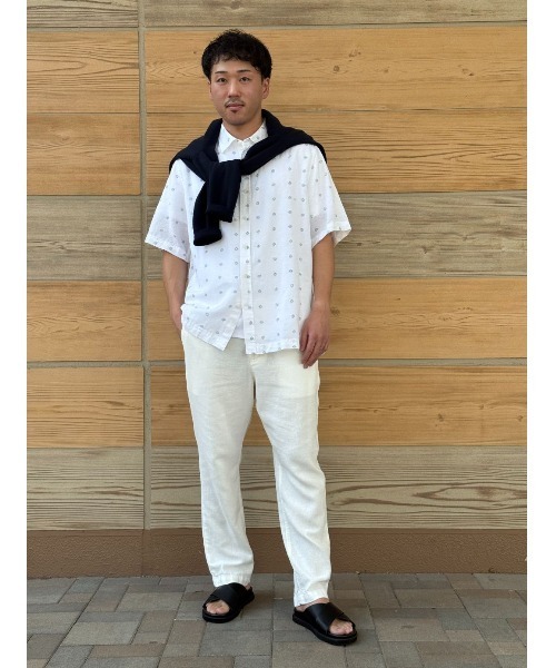 BANANA REPUBLIC FACTORY STORE（バナナリパブリック ファクトリーストア）の「BANANA REPUBLIC FACTORY STORE　　スリムフィット ストレート リネンブレンド トラウザーパンツ（その他パンツ・メンズ・ベージュ/ホワイト/カーキ/グレー・28W 30L/34W 30L/33W 30L/32W 30L/31W 30L/30W 30L/29W 30L）」の22枚目の写真