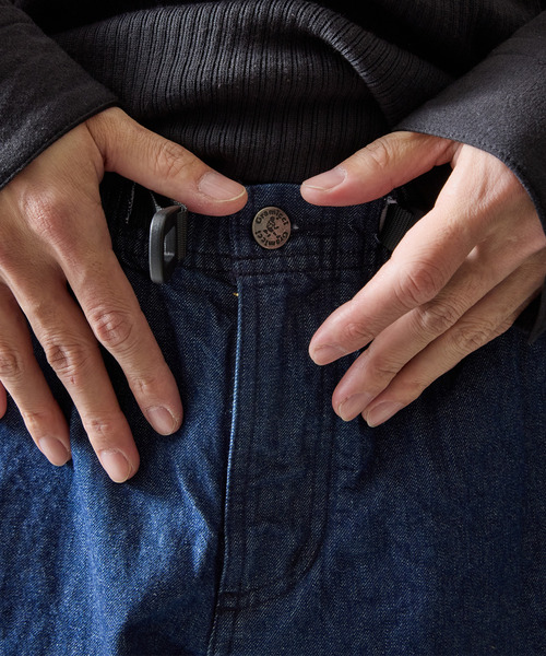 Gramicci(グラミチ)の「GRAMICCI グラミチ / DENIM GRAMICCI PANT STRAIGHT FIT デニムクライミングパンツ ワイドストレート / G6SM-P086(デニムパンツ・メンズ・ライトインディゴブルー/インディゴブルー・X-LARGE/LARGE/MEDIUM/SMALL)」の9枚目の写真