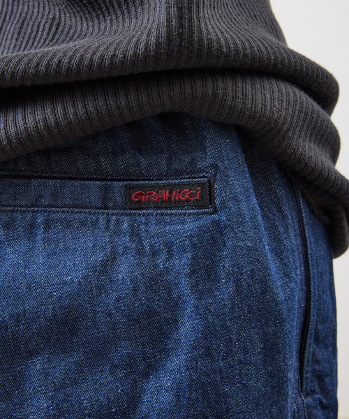Gramicci(グラミチ)の「GRAMICCI グラミチ / DENIM GRAMICCI PANT STRAIGHT FIT デニムクライミングパンツ ワイドストレート / G6SM-P086(デニムパンツ・メンズ・ライトインディゴブルー/インディゴブルー・X-LARGE/LARGE/MEDIUM/SMALL)」の14枚目の写真