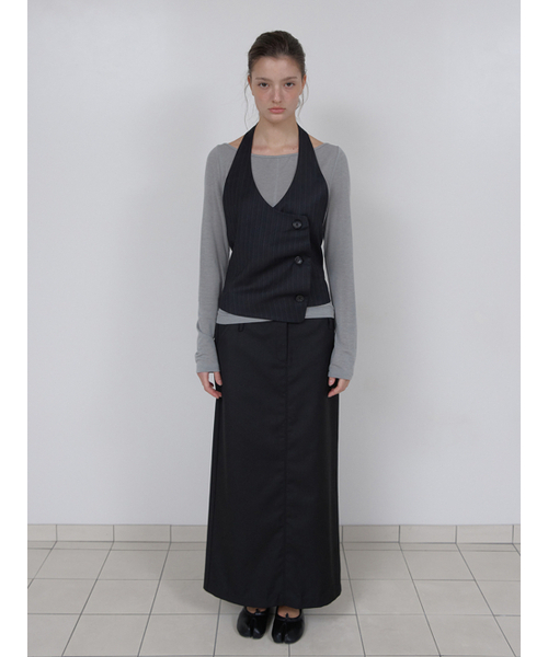 ASURA(アスラ)の「ESSENTIAL MAXI SKIRT (BLACK)(スカート・レディース・その他・SMALL/MEDIUM)」の1枚目の写真