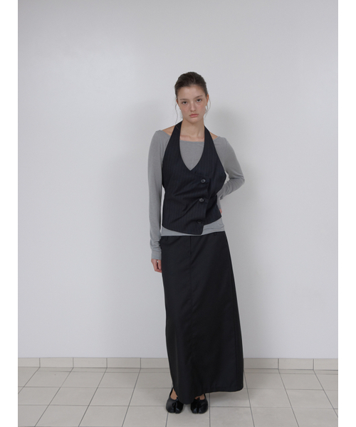 ASURA(アスラ)の「ESSENTIAL MAXI SKIRT (BLACK)(スカート・レディース・その他・SMALL/MEDIUM)」の2枚目の写真