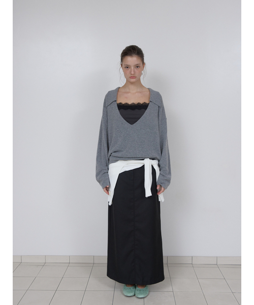 ASURA(アスラ)の「ESSENTIAL MAXI SKIRT (BLACK)(スカート・レディース・その他・SMALL/MEDIUM)」の3枚目の写真