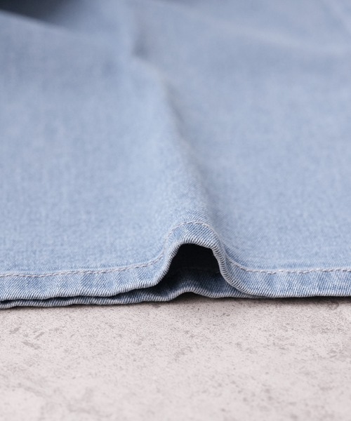 reca(レカ)の「クーリッシュデニムワイドパンツ(デニムパンツ・レディース・ホワイト/ネイビー/ブルー系その他・M/L/LL)」の21枚目の写真