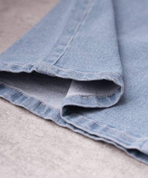 reca(レカ)の「クーリッシュデニムワイドパンツ(デニムパンツ・レディース・ホワイト/ネイビー/ブルー系その他・M/L/LL)」の22枚目の写真