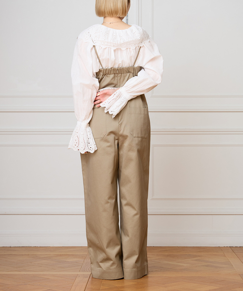 IENA LA BOUCLE（イエナラブークル）の「IENA LA BOUCLE シアーフリルブラウス（シャツ/ブラウス・レディース・ホワイト・FREE）」の14枚目の写真