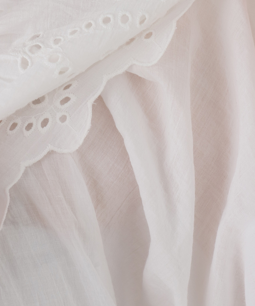 IENA LA BOUCLE（イエナラブークル）の「IENA LA BOUCLE シアーフリルブラウス（シャツ/ブラウス・レディース・ホワイト・FREE）」の5枚目の写真