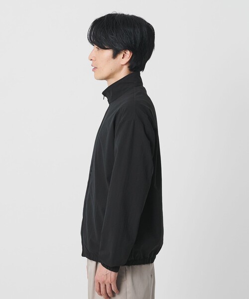 EUCHRONIA (ユークロニア) シルクナイロン ホールガーメント レースリブトップ ブラック ONE SIZE AMERICANA/アメリカーナ】 Nylon Jacket（ナイロンジャケット）｜L