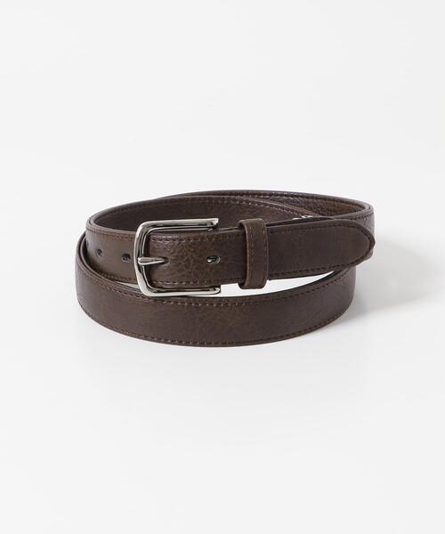ITEMS URBANRESEARCH（アイテムズ アーバンリサーチ）の「Belt 370（ベルト・メンズ・ブラック/ダークブラウン・-）」の2枚目の写真