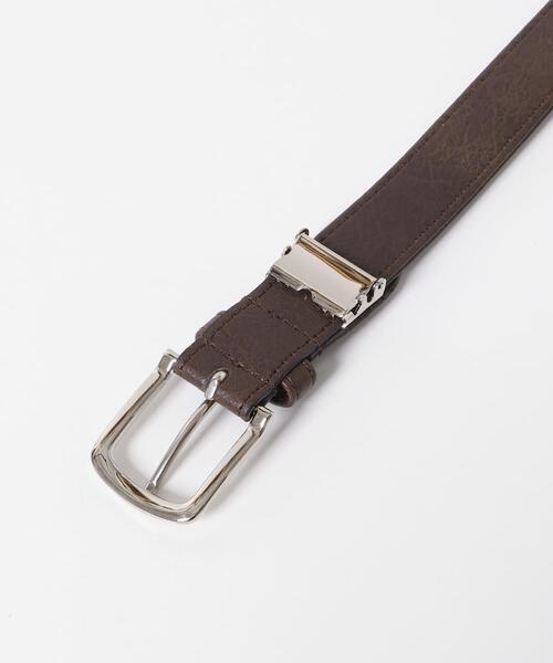 ITEMS URBANRESEARCH（アイテムズ アーバンリサーチ）の「Belt 370（ベルト・メンズ・ブラック/ダークブラウン・-）」の8枚目の写真