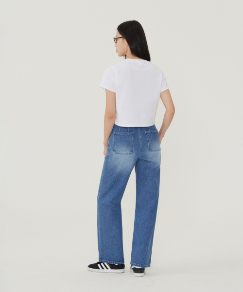 COVERNAT(カバーナット)の「ウーマンクロップクールコットンCロゴTシャツオートミール(Tシャツ/カットソー・レディース・その他・WS/WM)」の5枚目の写真