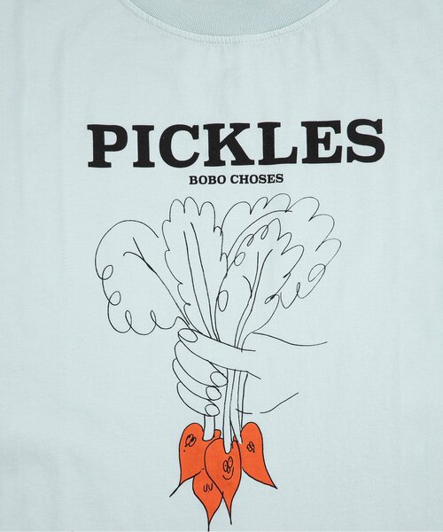 BOBO CHOSES(ボボショーズ)の「Bunch Of Vegetablesノースリーブ【キッズ】(タンクトップ・キッズ・スカイブルー・110/100/120/130)」の2枚目の写真
