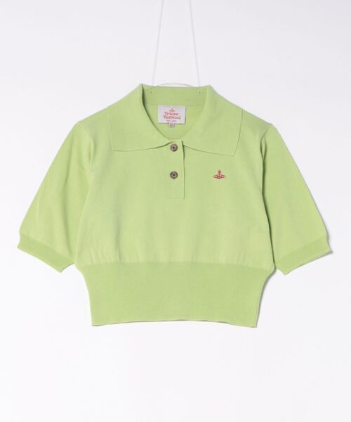 ｵｰｶﾞﾆｯｸH/Tｺｯﾄﾝﾍﾞｰｼｯｸﾎﾟﾛﾄｯﾌﾟ（ニット/セーター）｜Vivienne Westwood