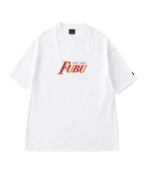 FUBU( フブ)の「FUBU-Patch T-Shirts(Tシャツ/カットソー・メンズ・ブラック/ホワイト・L/M)」の1枚目の写真