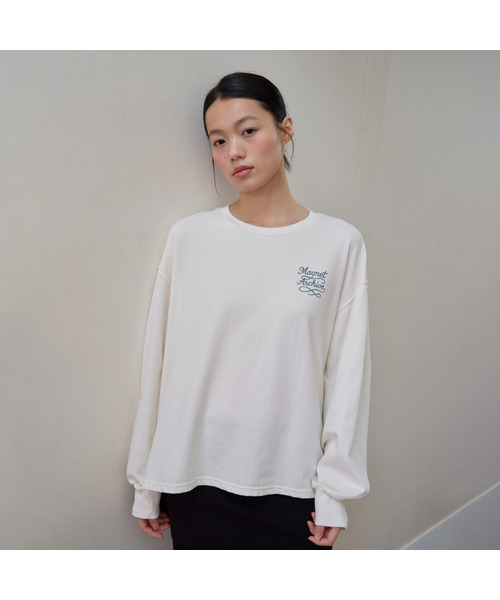 MAGNET ARCHIVE(マグネット アーカイブ)の「Soft Loose T Shirt (White)(Tシャツ/カットソー・レディース・ホワイト・FREE)」の1枚目の写真